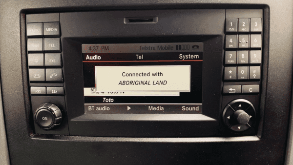 Steven Rhall is prompting a connection to Aboriginal Land