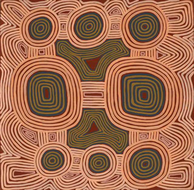Three Echoes Western Desert Art