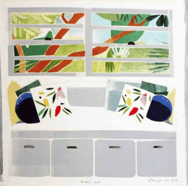 Paper window, printed cups
